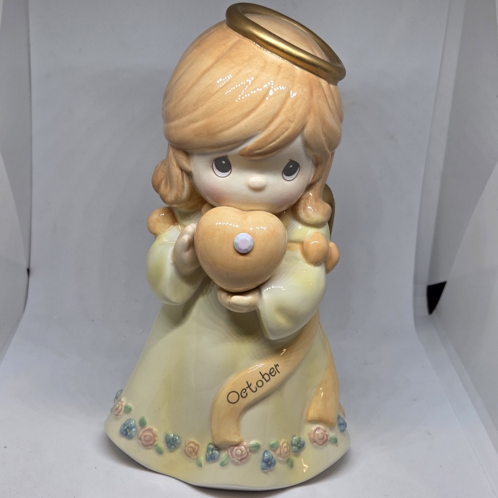 Precious Moments Ceramic Bank "October" Item #4001801